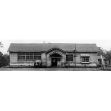 1956年の昭和小学校（別海町郷土資料館所蔵）