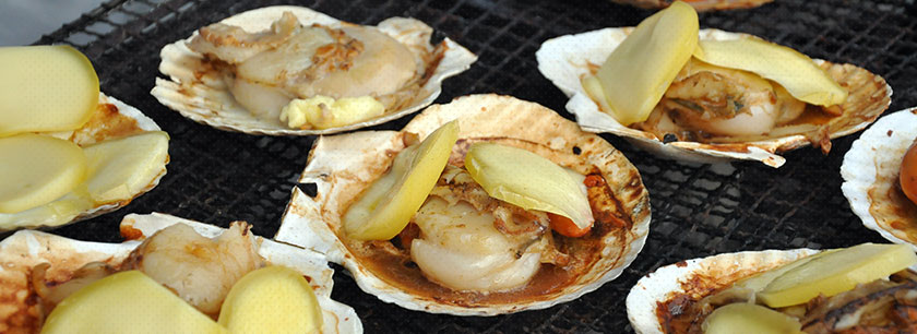 ホタテの浜焼き